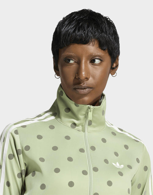 Satin Polka Dots Track Top