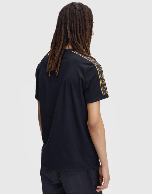 Contrast Tape Ringer T-Shirt