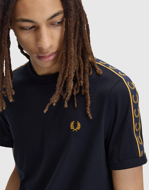 Contrast Tape Ringer T-Shirt