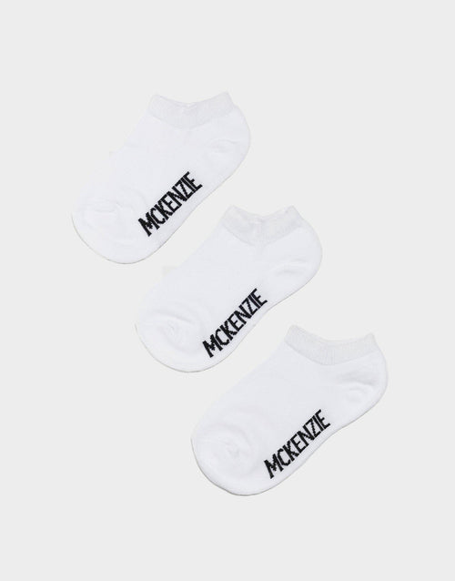 3 Pack Low Socks Junior's