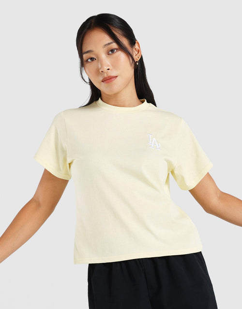 LA Dodgers Lace Appliqué T-Shirt