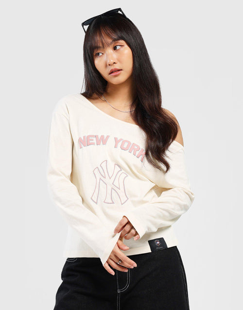 MLB New York Yankees One-Shoulder T-Shirt