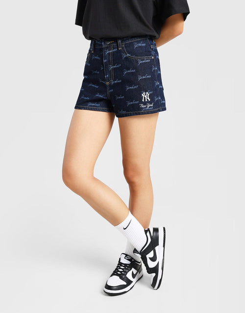 Monogram Denim Shorts