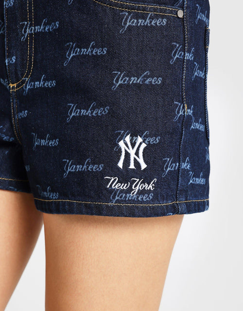 Monogram Denim Shorts