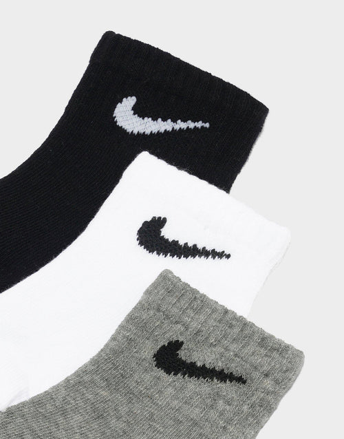 Core Swoosh Gripper Socks 3 Pack Infant's