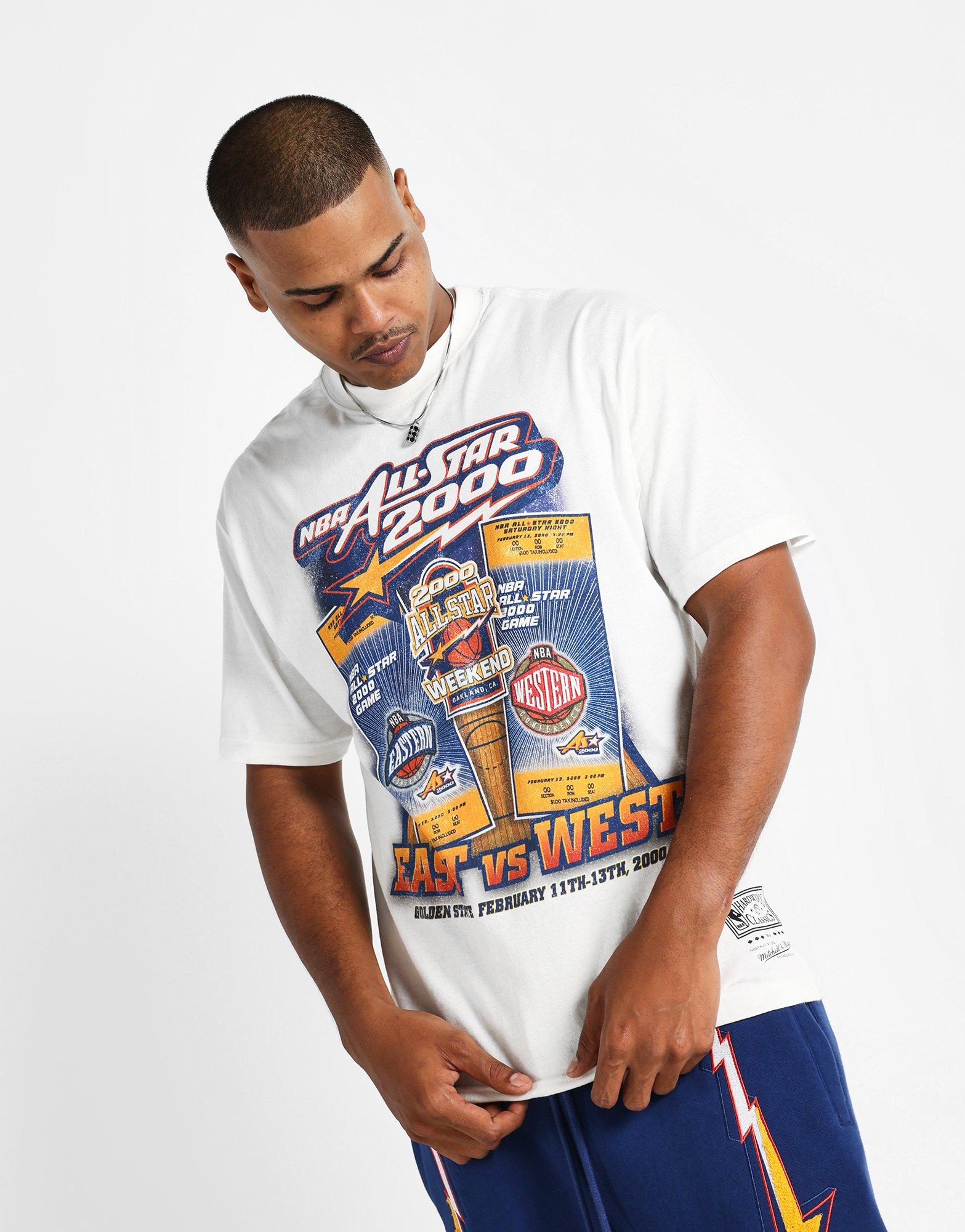 White Mitchell & Ness T-Shirt - JD Sports Singapore