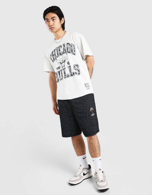 Leopard Script Shorts Chicago Bulls