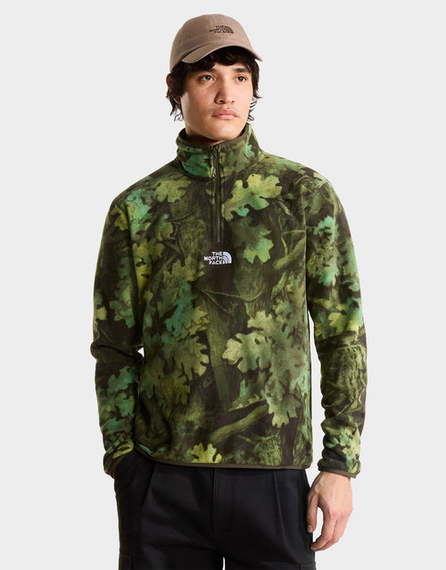 Novelty Logo Glacier 1/4 Zip Print Sweatshirt