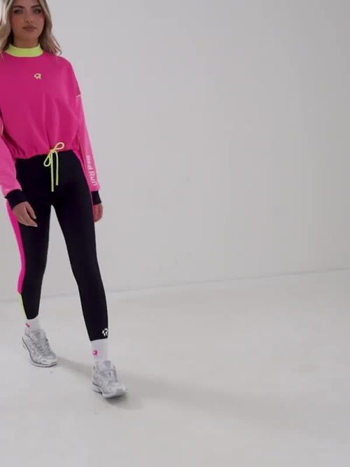Twin Flame Crop Sweatshirt
