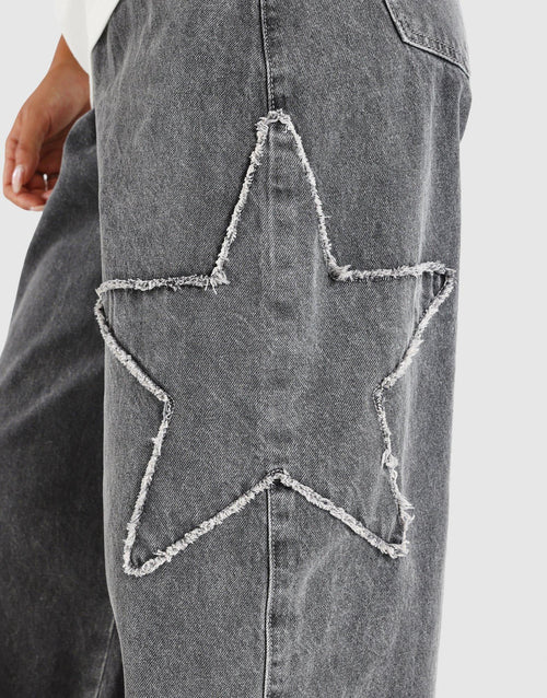 Star Barrel Jeans