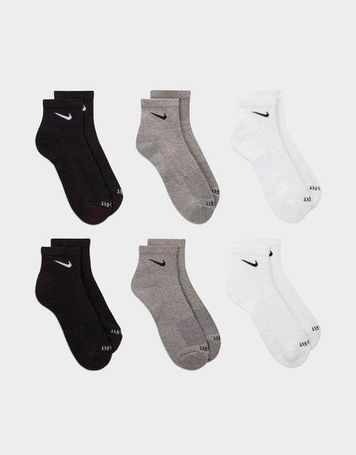 Everyday Plus Cushioned Training Ankle Socks (6 Pairs)