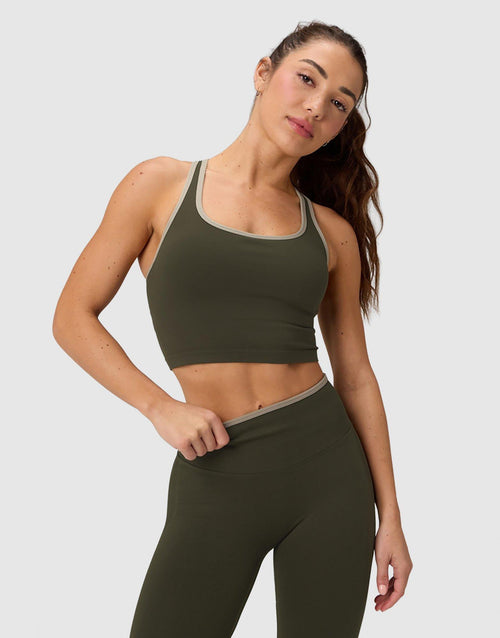 Seamless Built-In Bra Tank