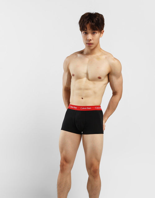 Cotton Stretch 3 Pack Low Rise Trunk