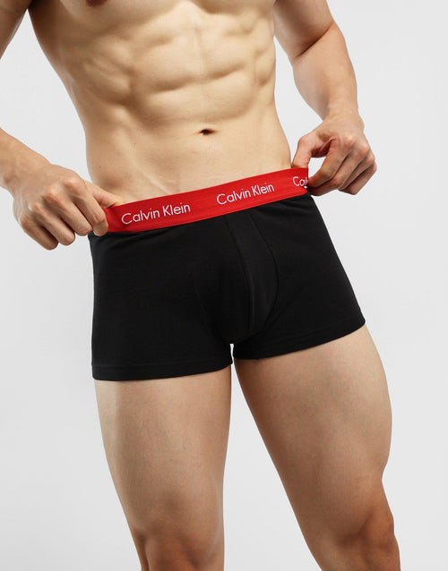 Cotton Stretch 3 Pack Low Rise Trunk