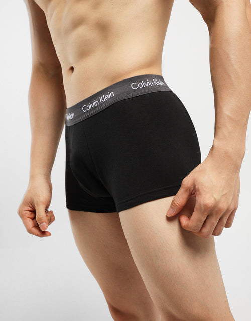 Cotton Stretch 3 Pack Low Rise Trunk