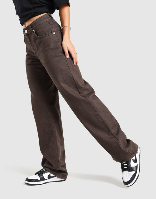 Mid-Rise Straight Fit Jeans