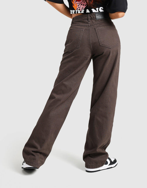 Mid-Rise Straight Fit Jeans