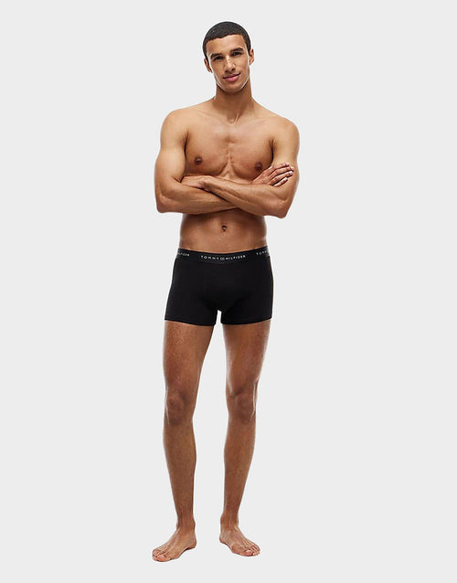 Signature Metallic Logo Waistband Trunks (3-Pack)