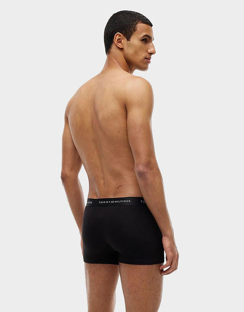 Signature Metallic Logo Waistband Trunks (3-Pack)