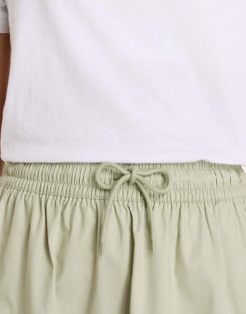 Twill Midi Skirt