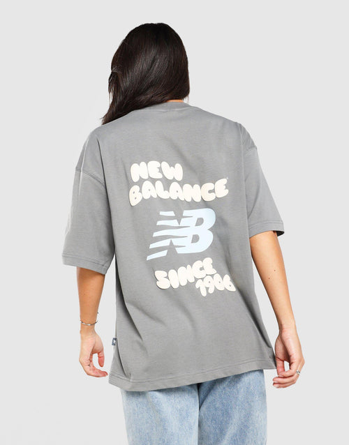 Wavy Logo Oversized T-Shirt