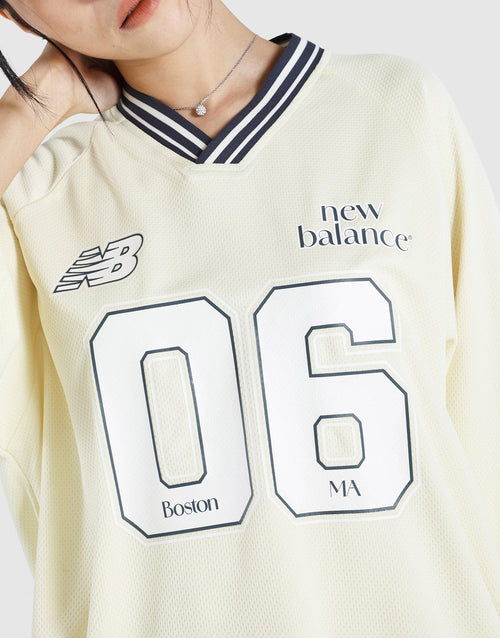 Rib Sport Jersey Short Sleeve Top