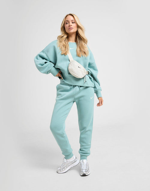 Phoenix Crop Oversized Crew Sweatshirt