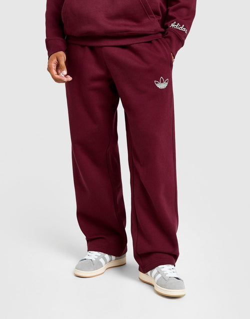 Chain Stitch Open Hem Joggers