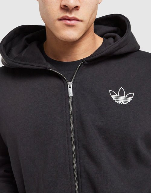 Chain Stitch Full Zip Hoodie