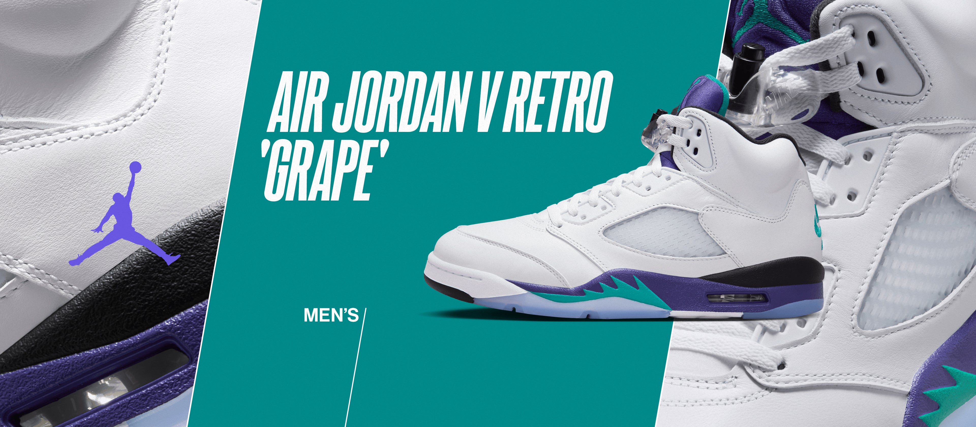 Launching: Air Jordan V Retro 'Grape' Men's – JD Sports Singapore