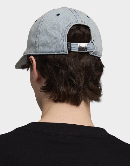 Metallic Dad Cap Denim