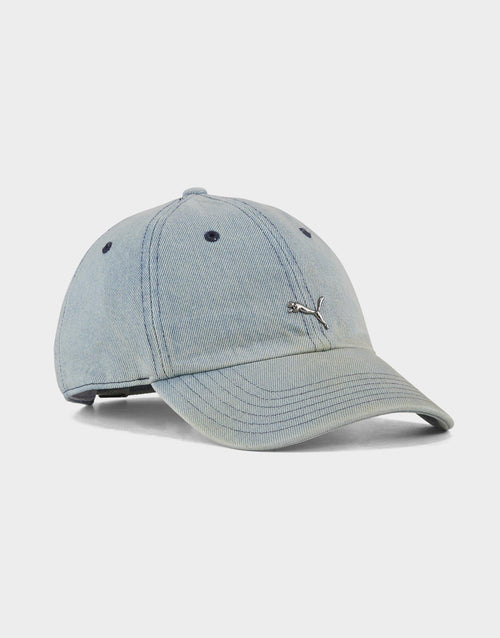 Metallic Dad Cap Denim