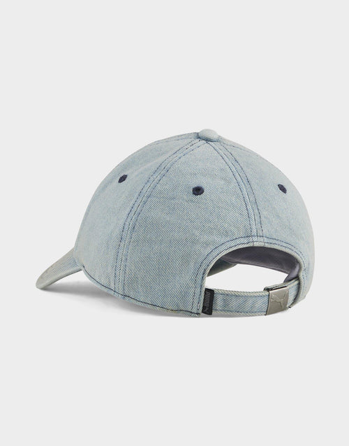 Metallic Dad Cap Denim