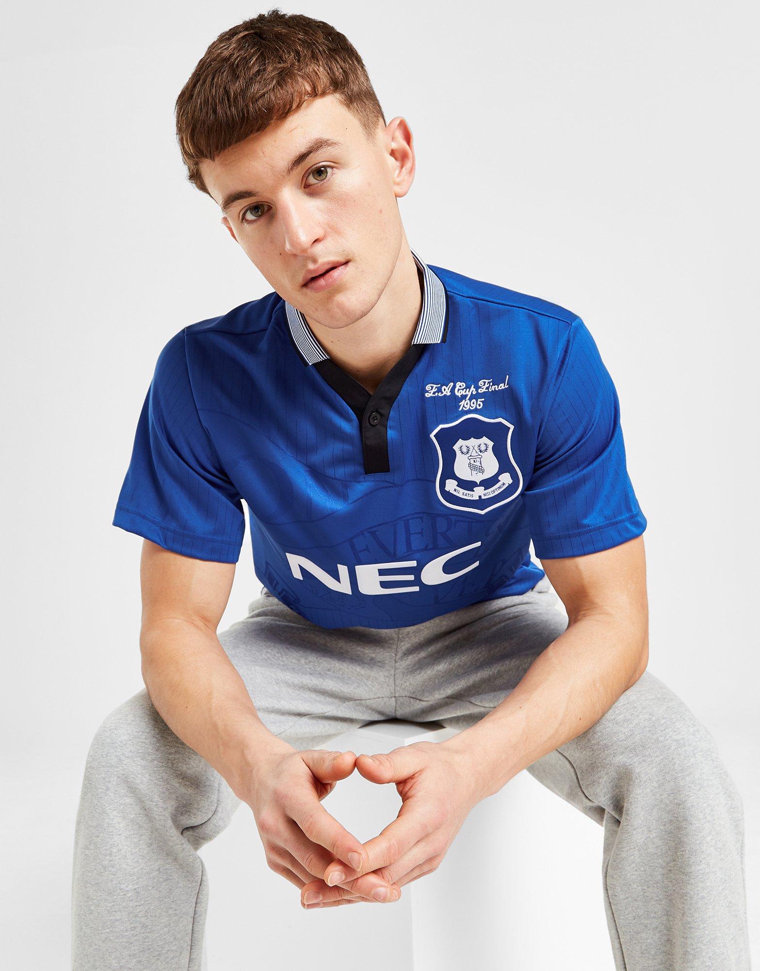 Everton FC '95 FA Cup Winners Retro Home Shirt