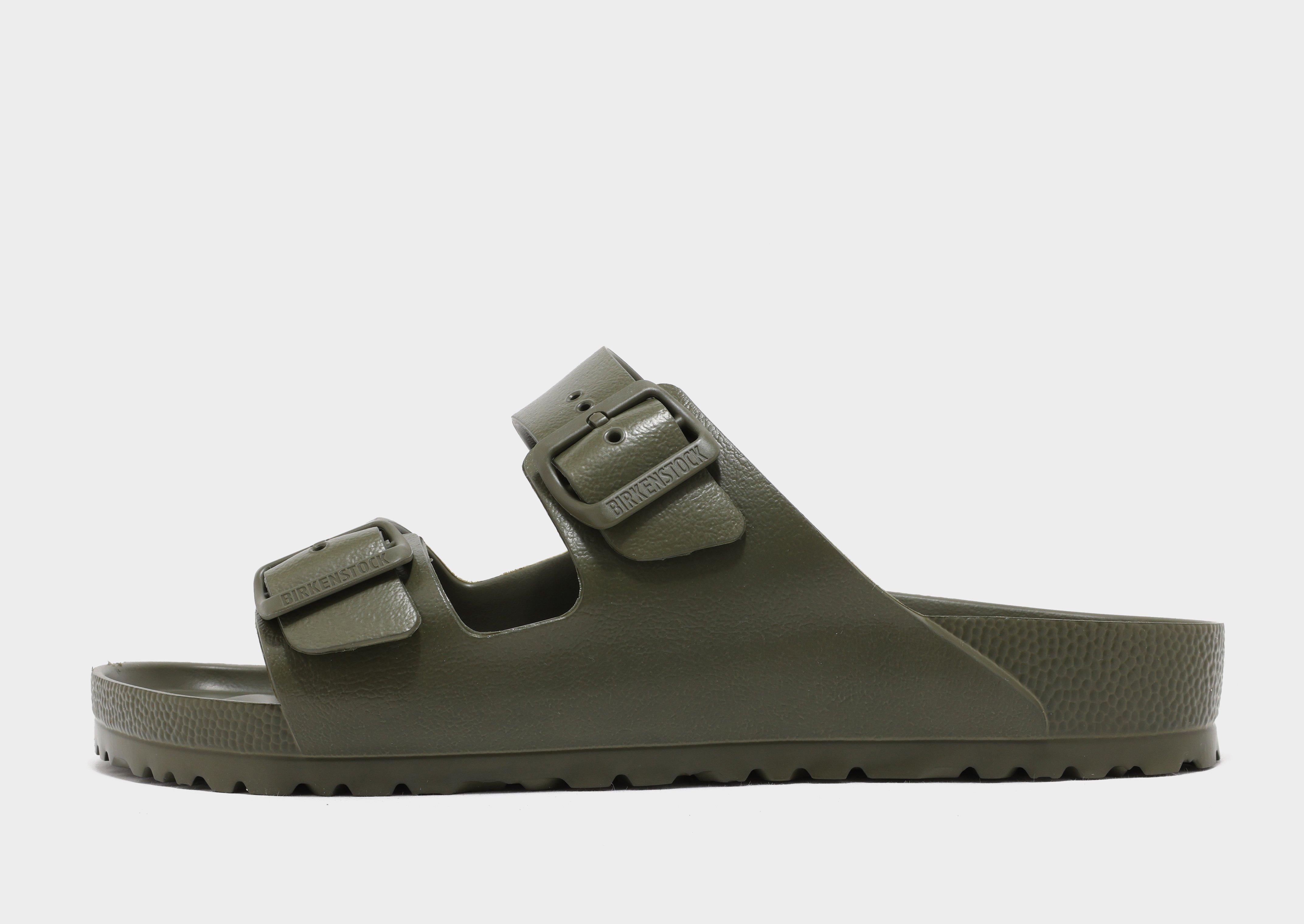 サンダル BIRKENSTOCK Army green rubber Arizona slippers Birkenstock Arizona Essentials EVA Slides Army Green Rubber