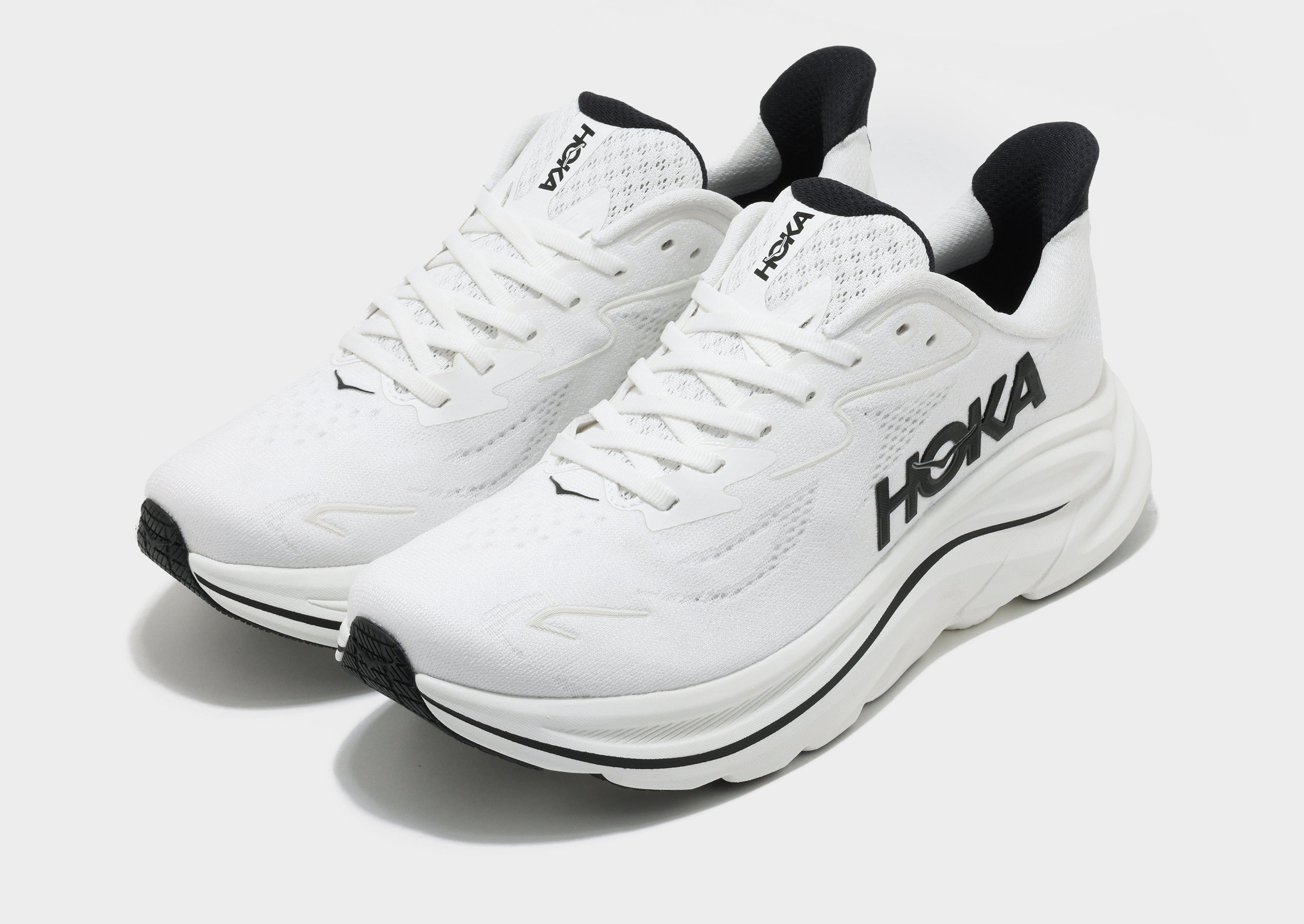 HOKA ホワイトCLIFTON10 23cm HOKA CLIFTON 10 WHITE / WHITE（ホカ クリフトン 10-ホワイト