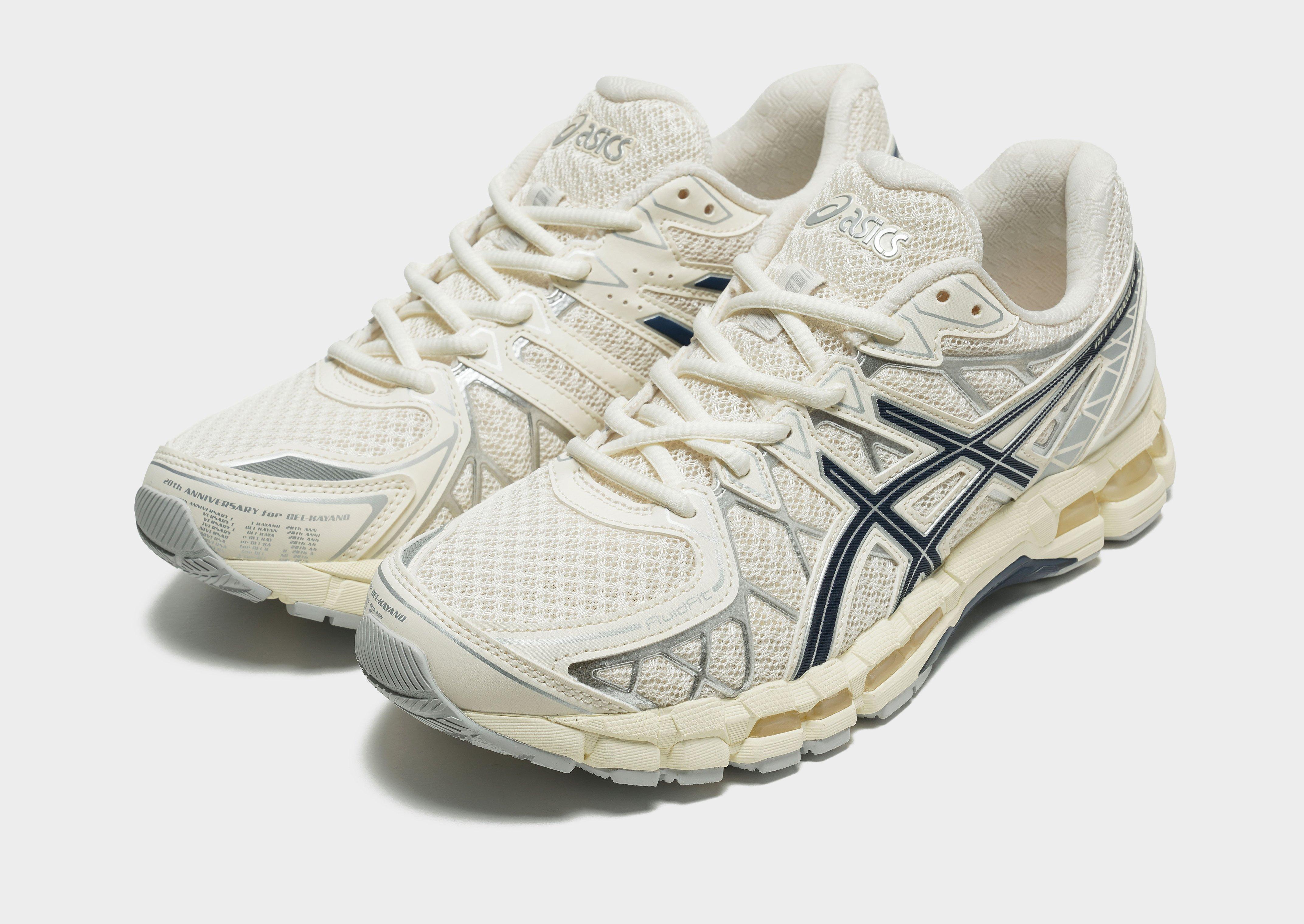 White Asics GEL-KAYANO 20 - JD Sports Singapore