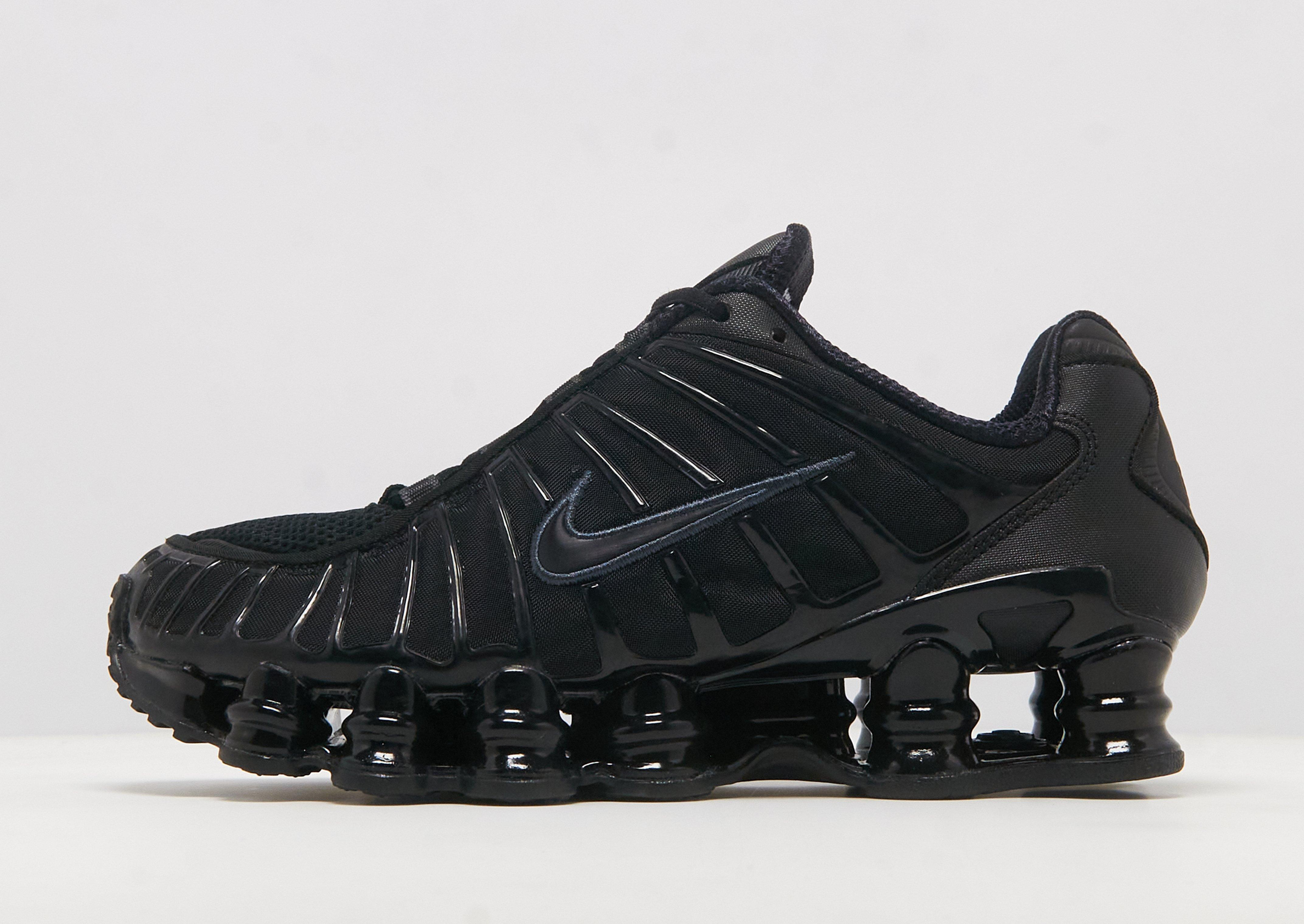 kids black nike shox