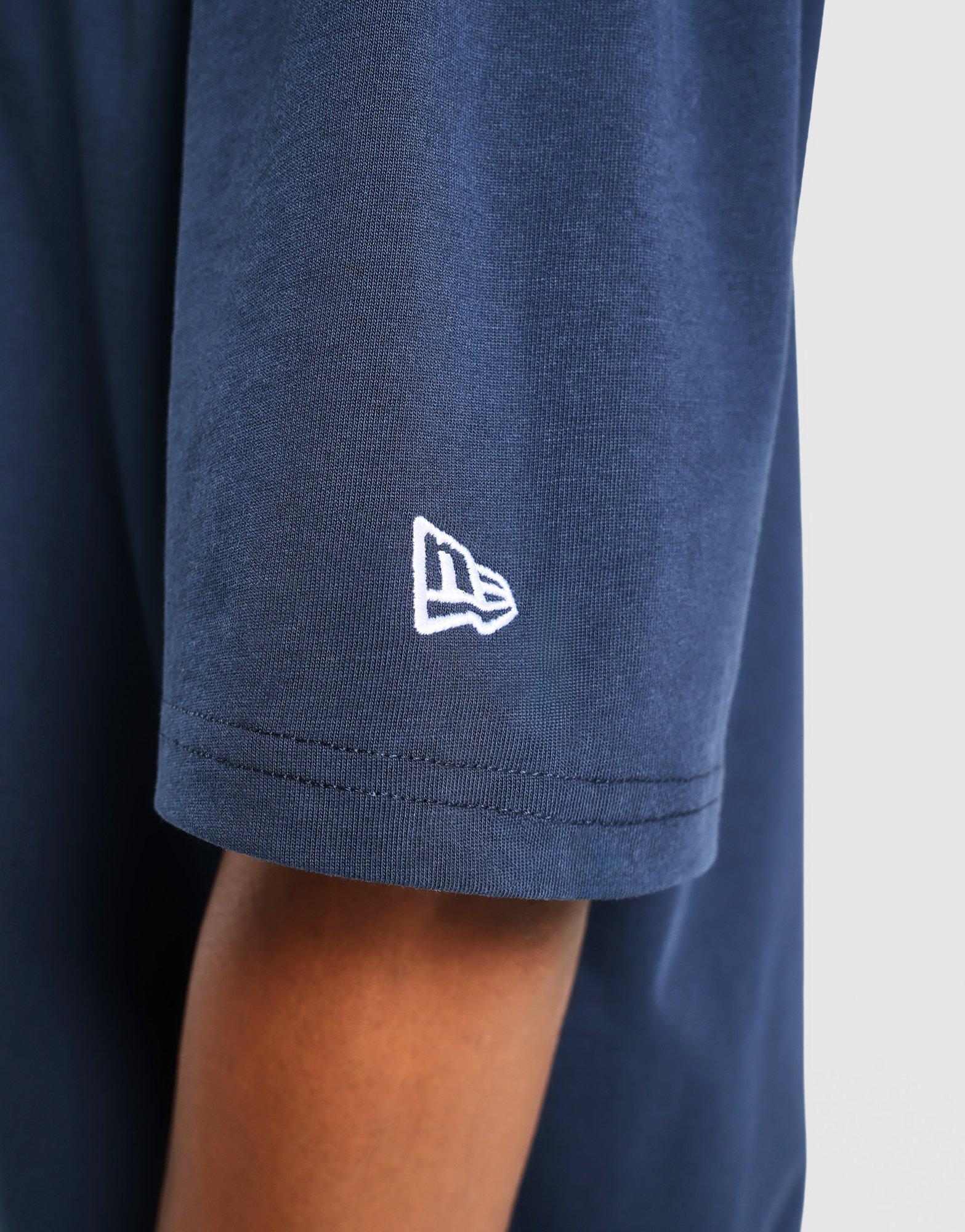 Blue New Era Cap Co. Yankees Script Oversized T-Shirt - JD Sports