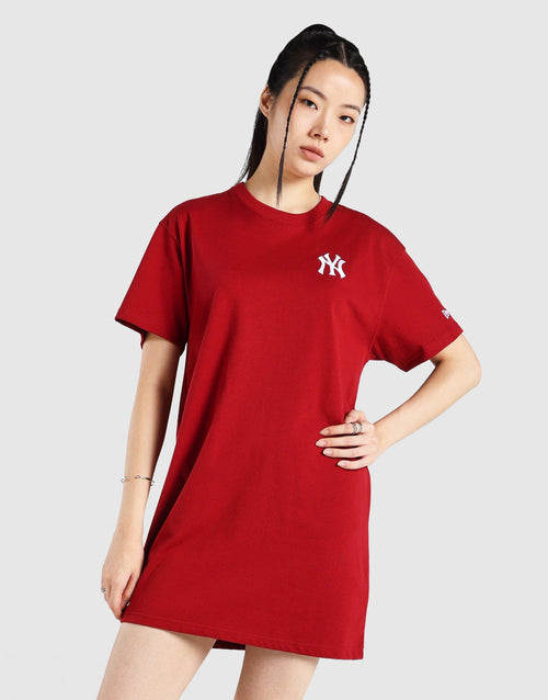 MLB LNY New York Yankees Long T-Shirt Dress