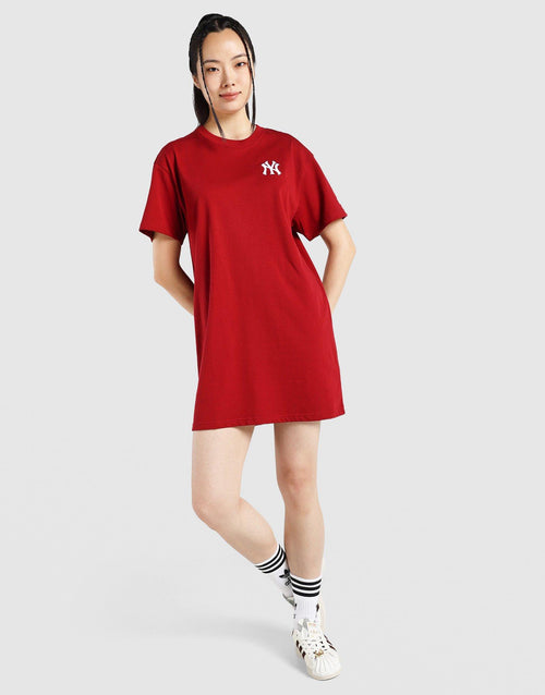 MLB LNY New York Yankees Long T-Shirt Dress