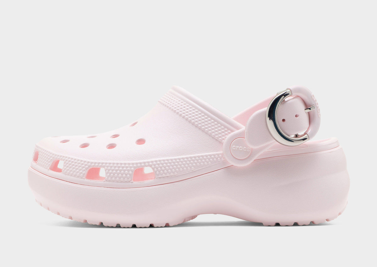 Classic Platform Dipped Metallic Buckle Clog