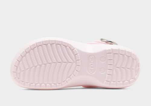 Classic Platform Dipped Metallic Buckle Clog