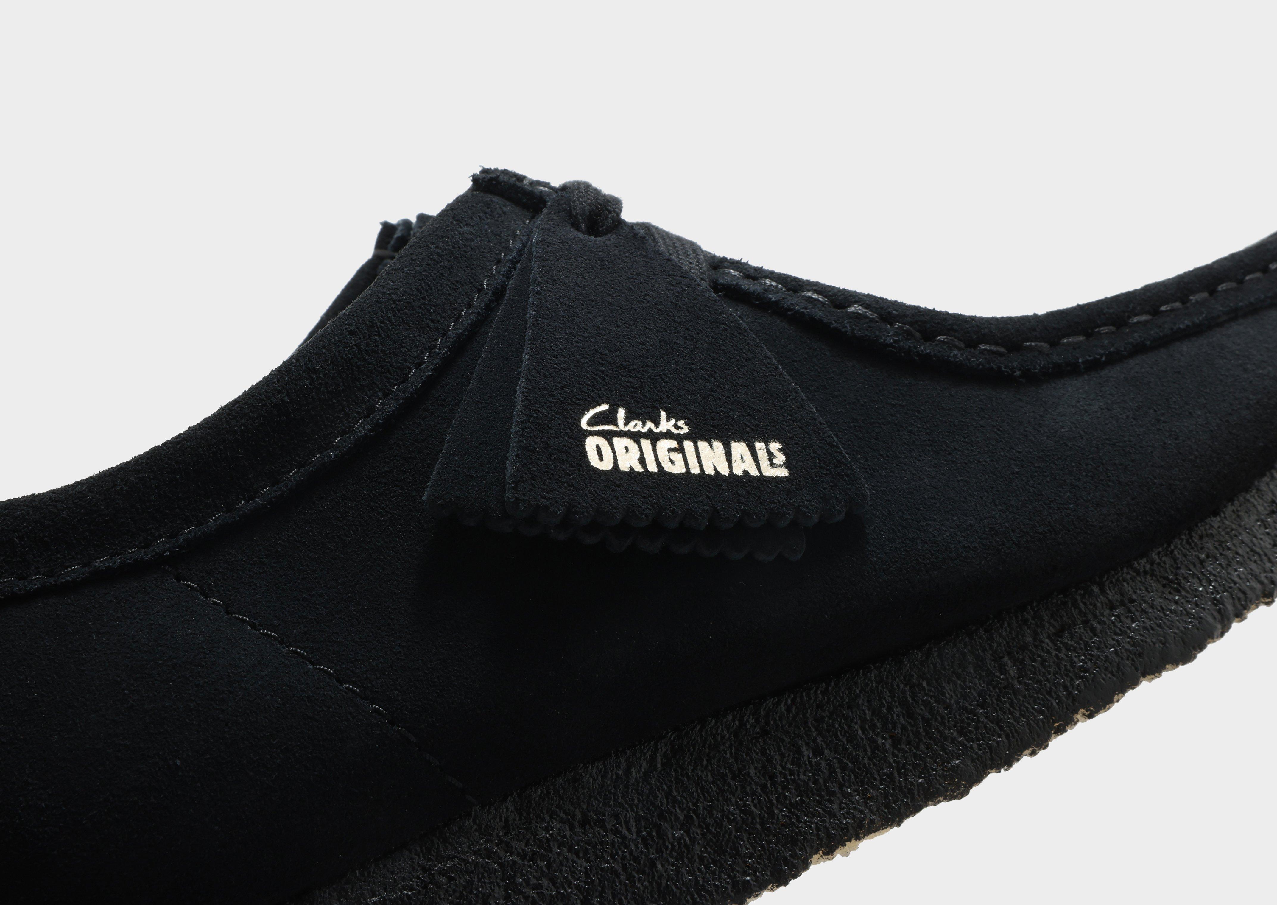 Black Clarks Originals Wallabee - JD Sports Singapore