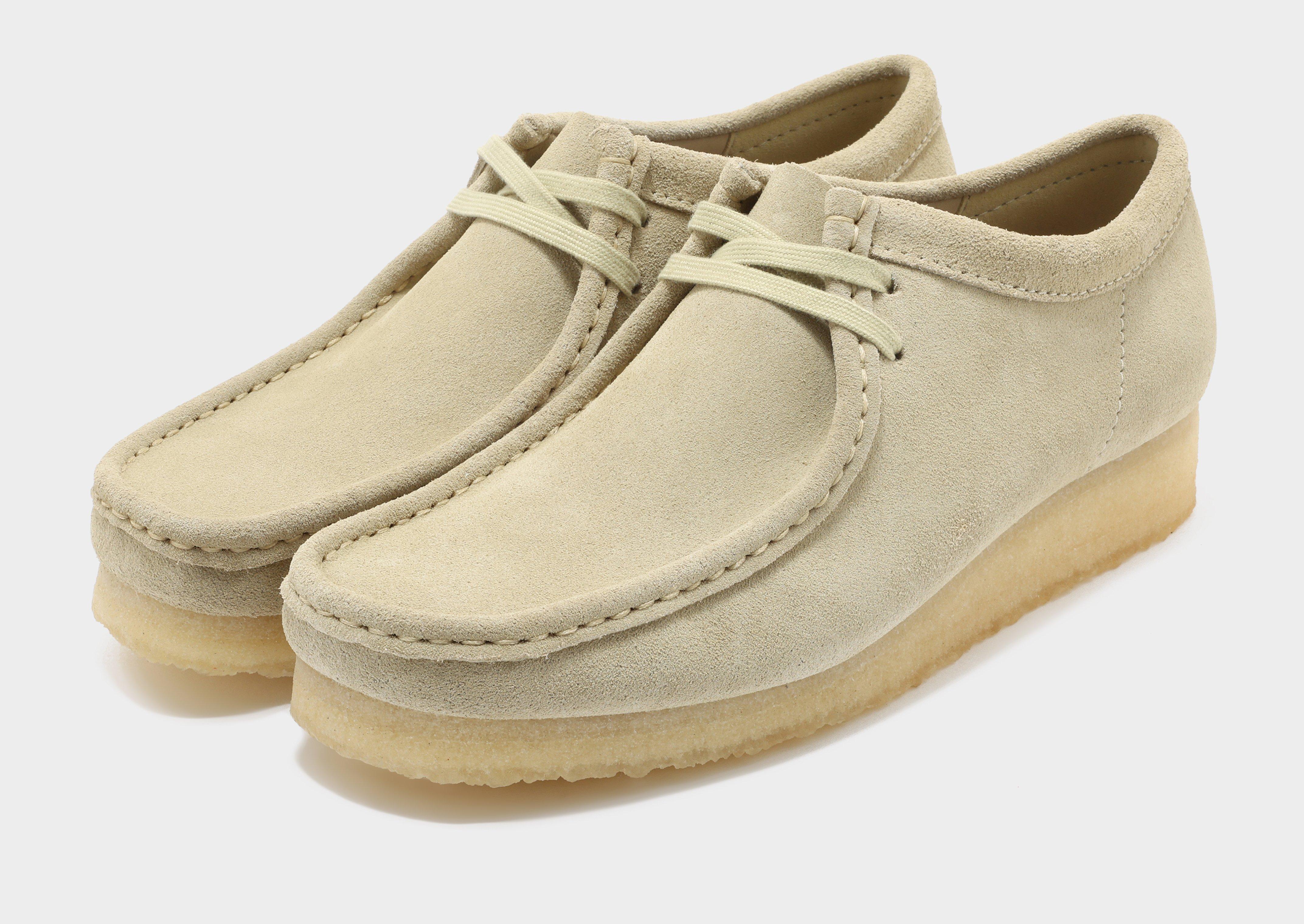 Beige Clarks Originals Wallabee - JD Sports Singapore