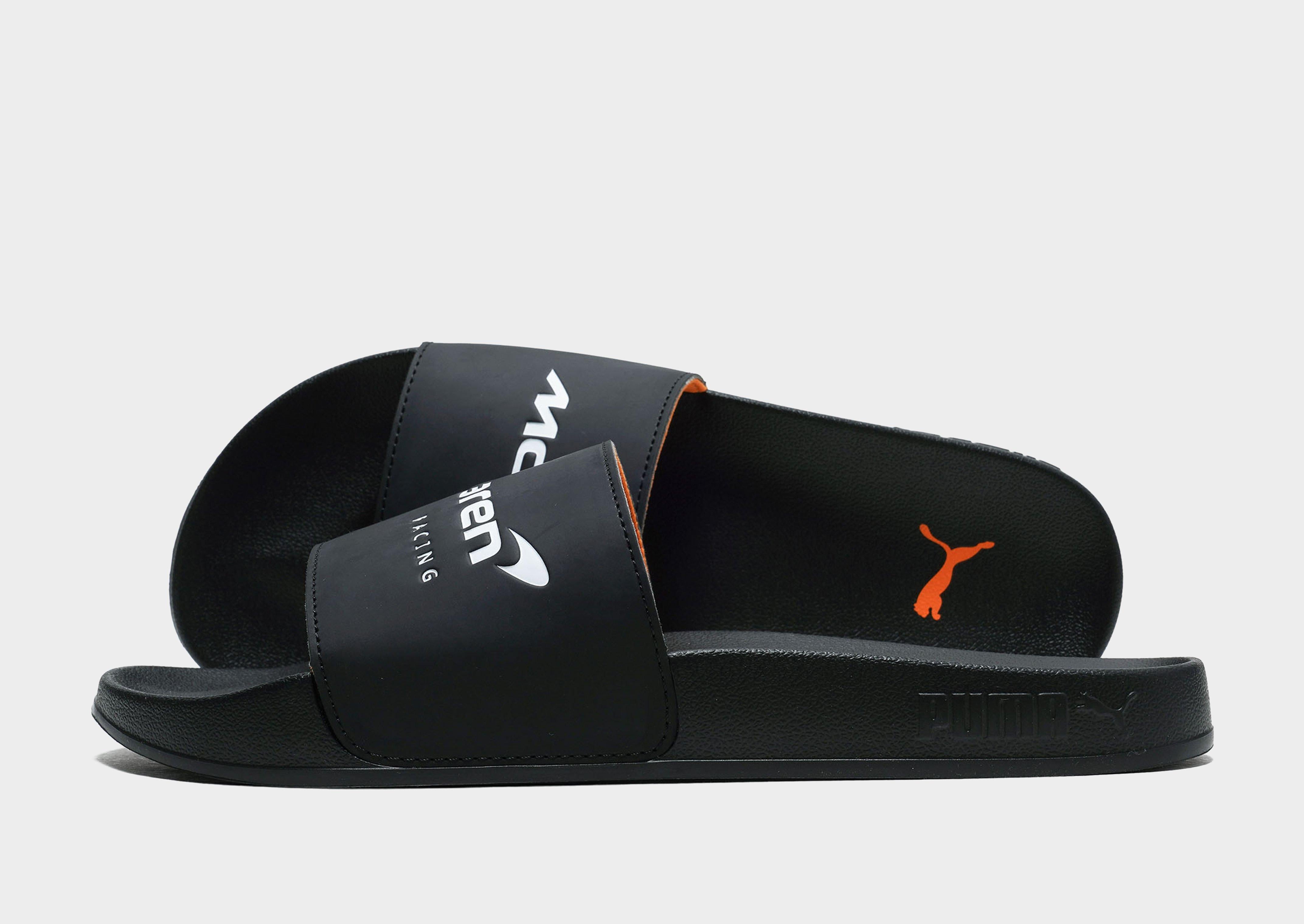 Black Puma McLaren Leadcat 2.0 Slides - JD Sports Singapore