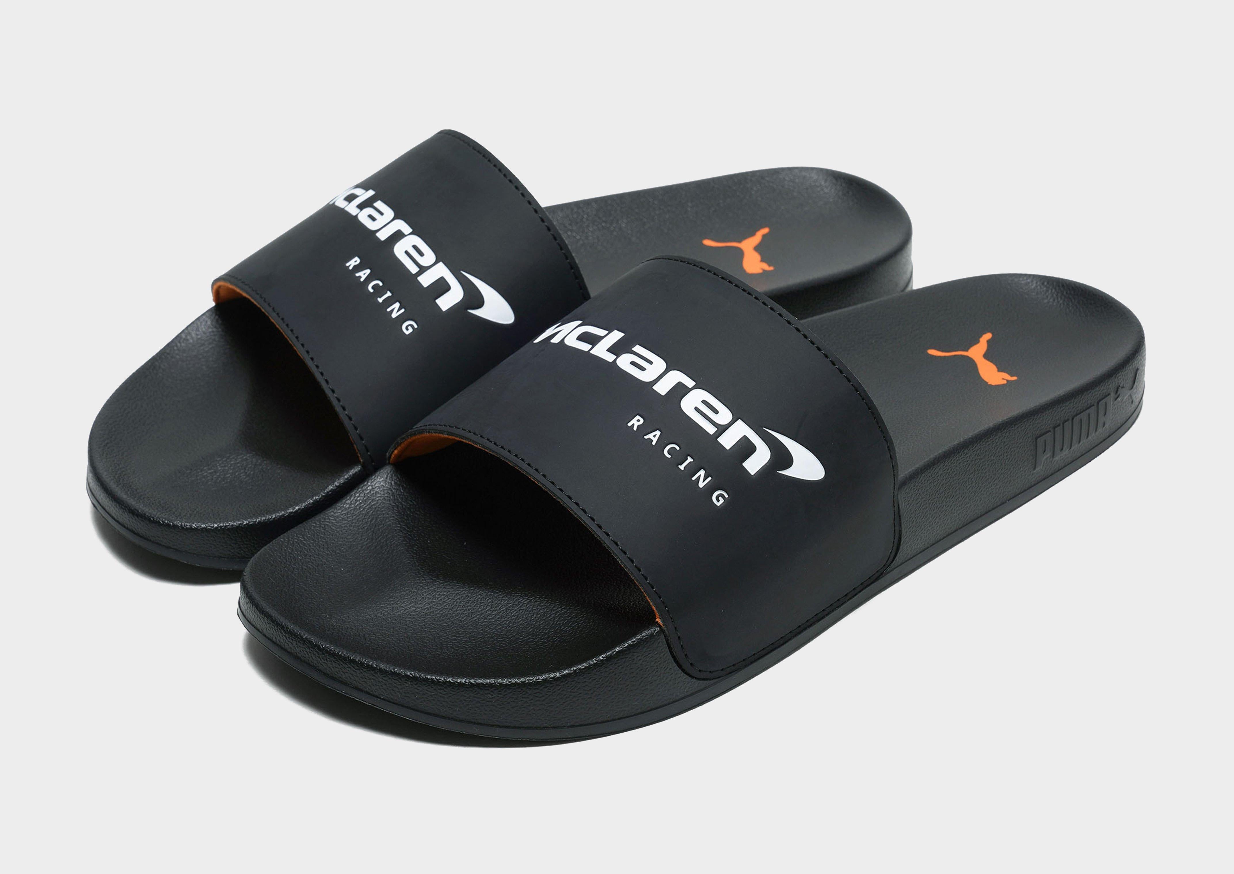 Black Puma McLaren Leadcat 2.0 Slides - JD Sports Singapore
