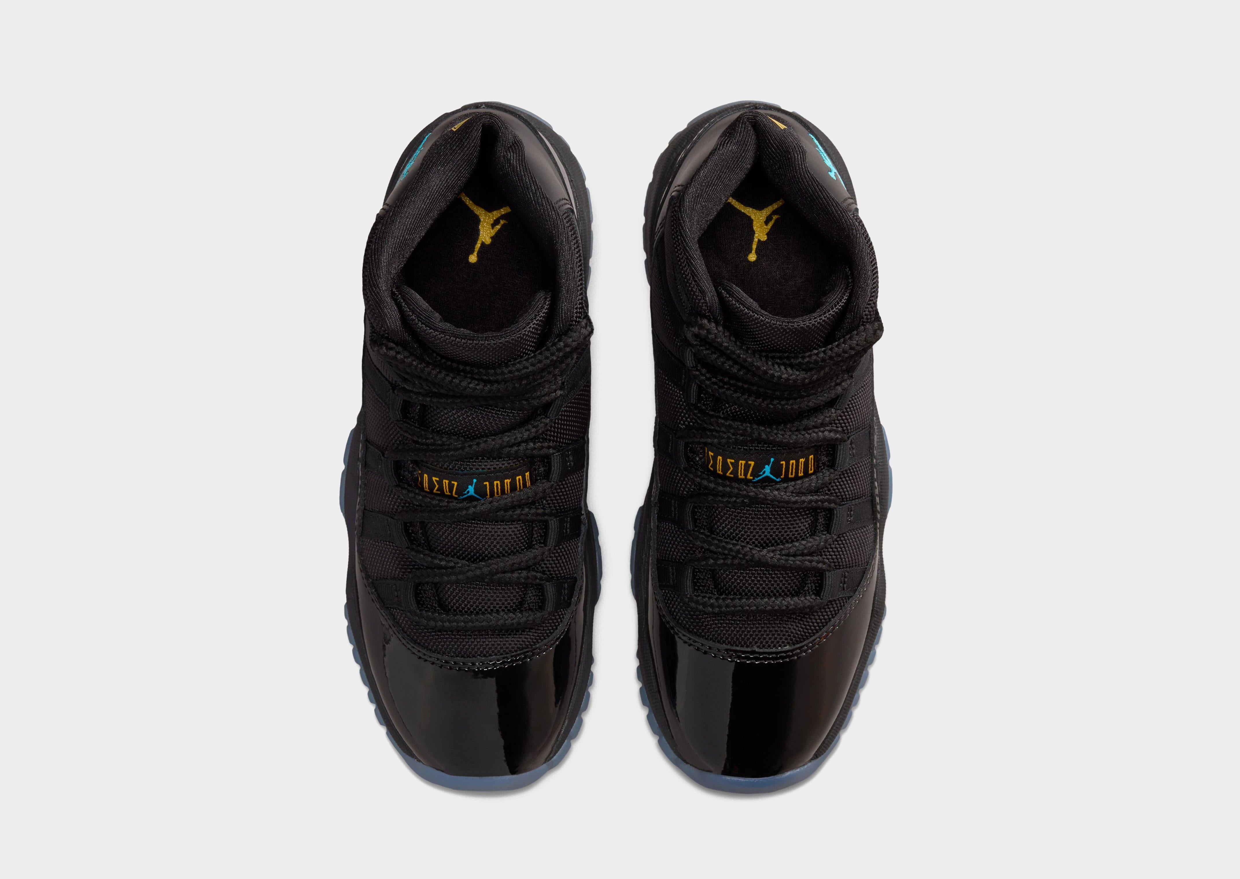 靴 NIKE AIR JORDAN 11 RETRO Black Black Jordan Air 11 Retro Junior's - JD Sports Singapore