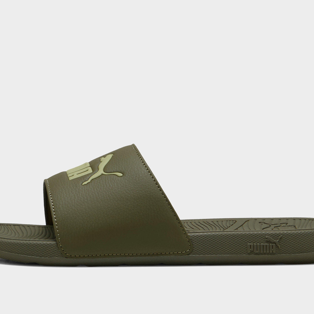 Green Puma Cool Cat 2.0 Sandals - JD Sports Singapore