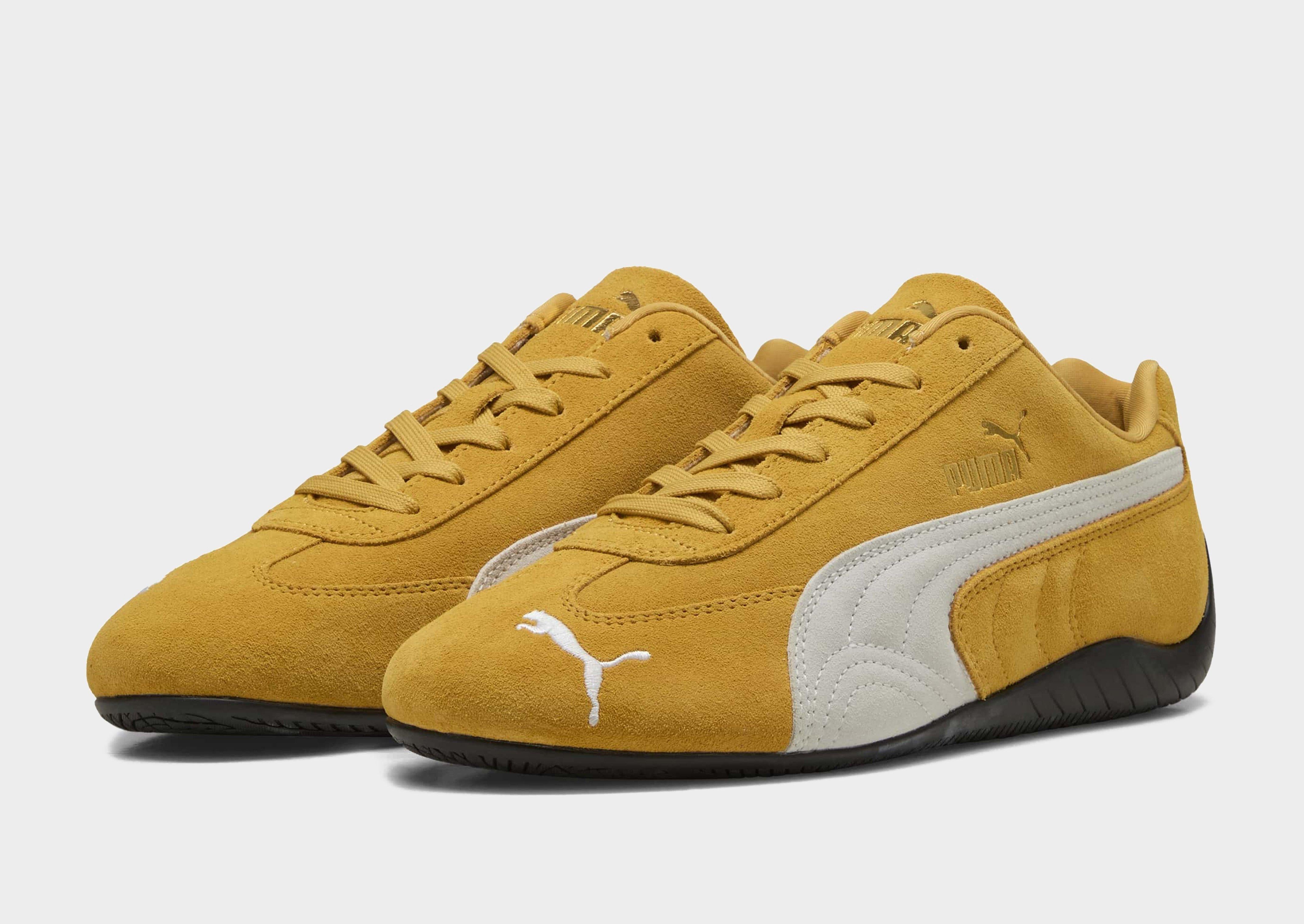 【Puma】Speedcat OG Yellow Alert ★大人気 22-25★ PUMA Speedcat OG Sneakers Unisex Trainers Yellow Alert-PUMA